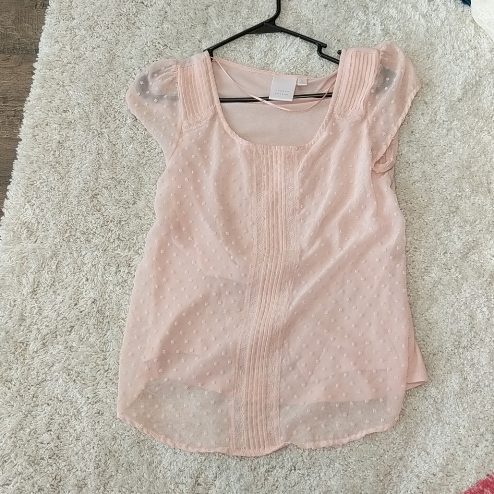 Pink blouse